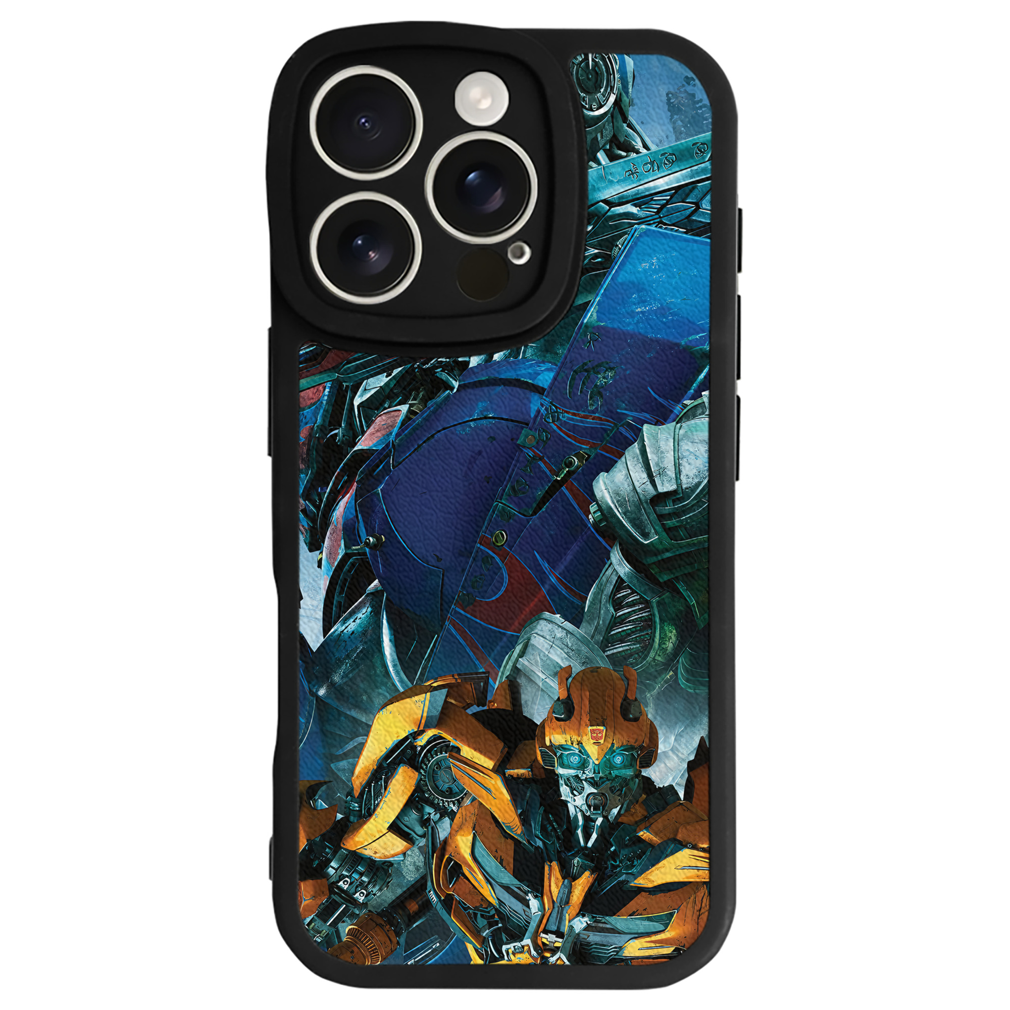 （画像用） Transformers トランスフォーマー 【iPhone 16シリーズ対応】シリコンスマホケース（レザー調） 材質：シリコン